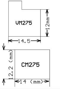 CMT275T dimensions
