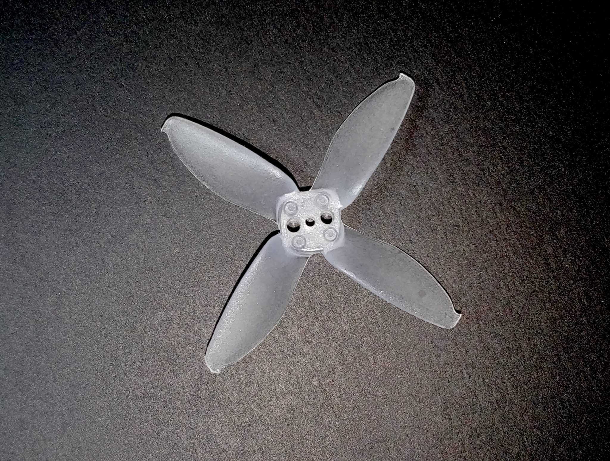 EMAX Avan Micro 2 inch (Clear White) 4Blade Propellers (6CW & 6CCW) Flex RC