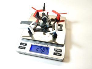FlexRC Mira 84 on the scales