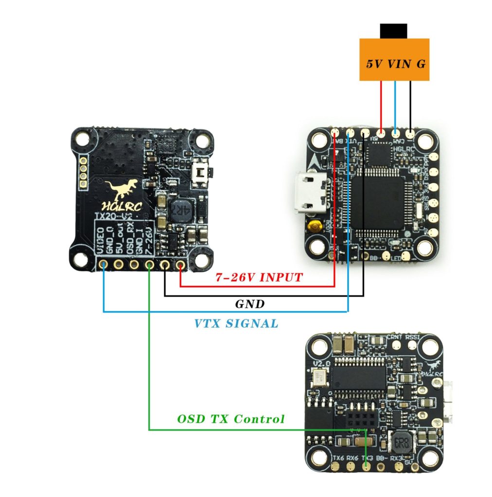 HGLRC F4 Zeus with TX20 OSD BEC PDB AIO 15A BLheli_S 4 In 1 ESC – Flex RC