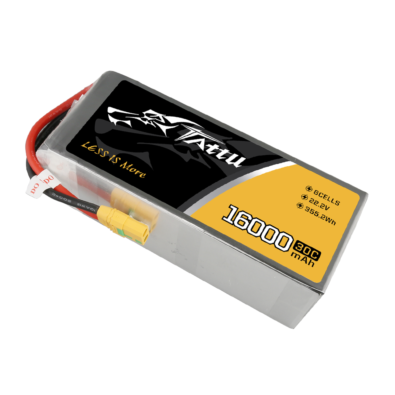 Tattu 16000mah 30c 222v 6s Lipo Battery Pack With Xt90 S Plug Flex Rc