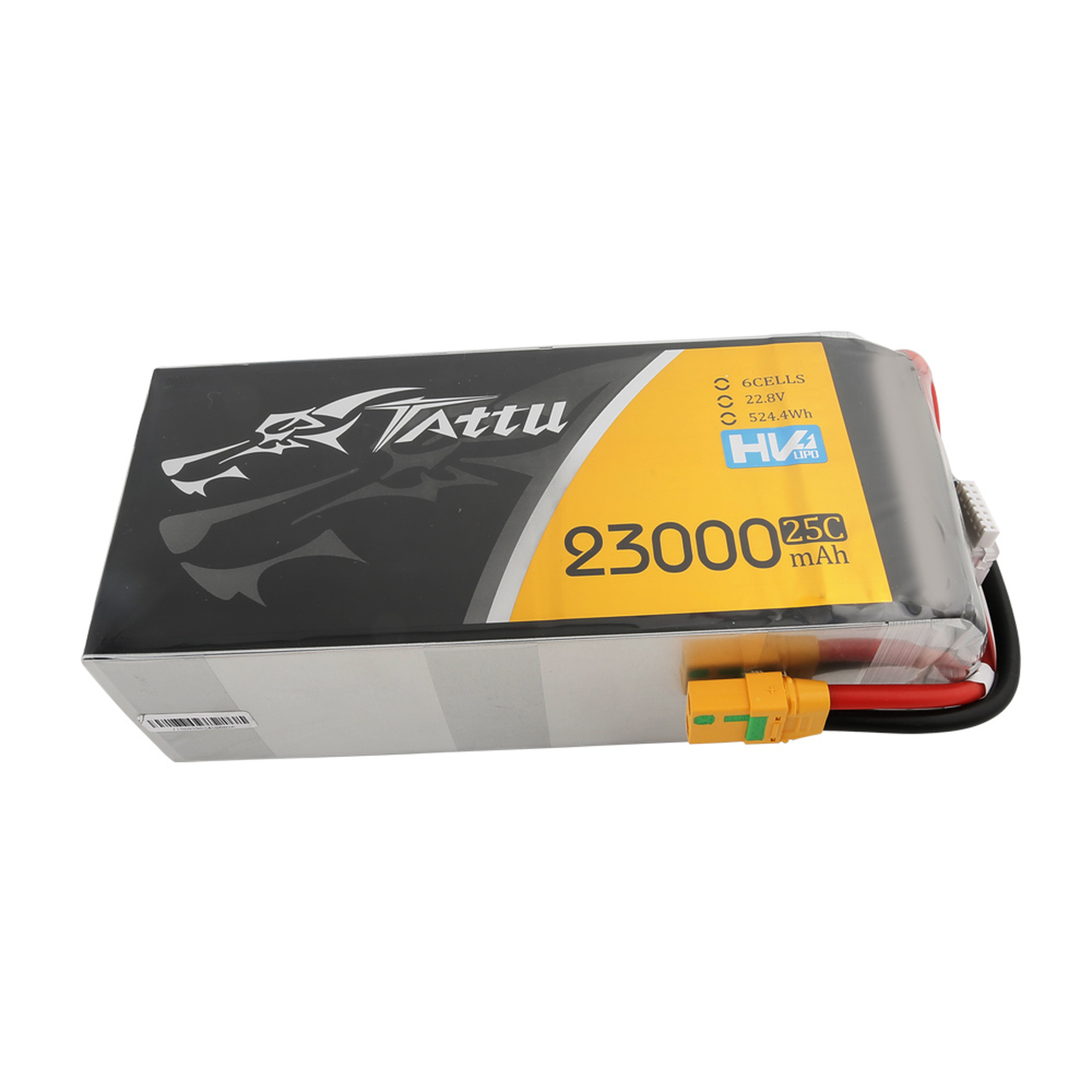 Tattu 22.8V 25C 6S 23000mAh Lipo Battery with XT90-S Plug for UAV