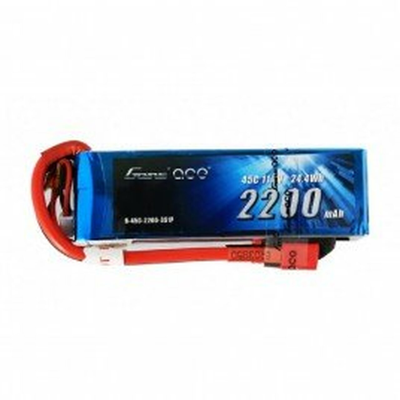 Gens ace 2200mAh 11.1V 45C 3S1P Lipo Battery Pack with Deans Plug