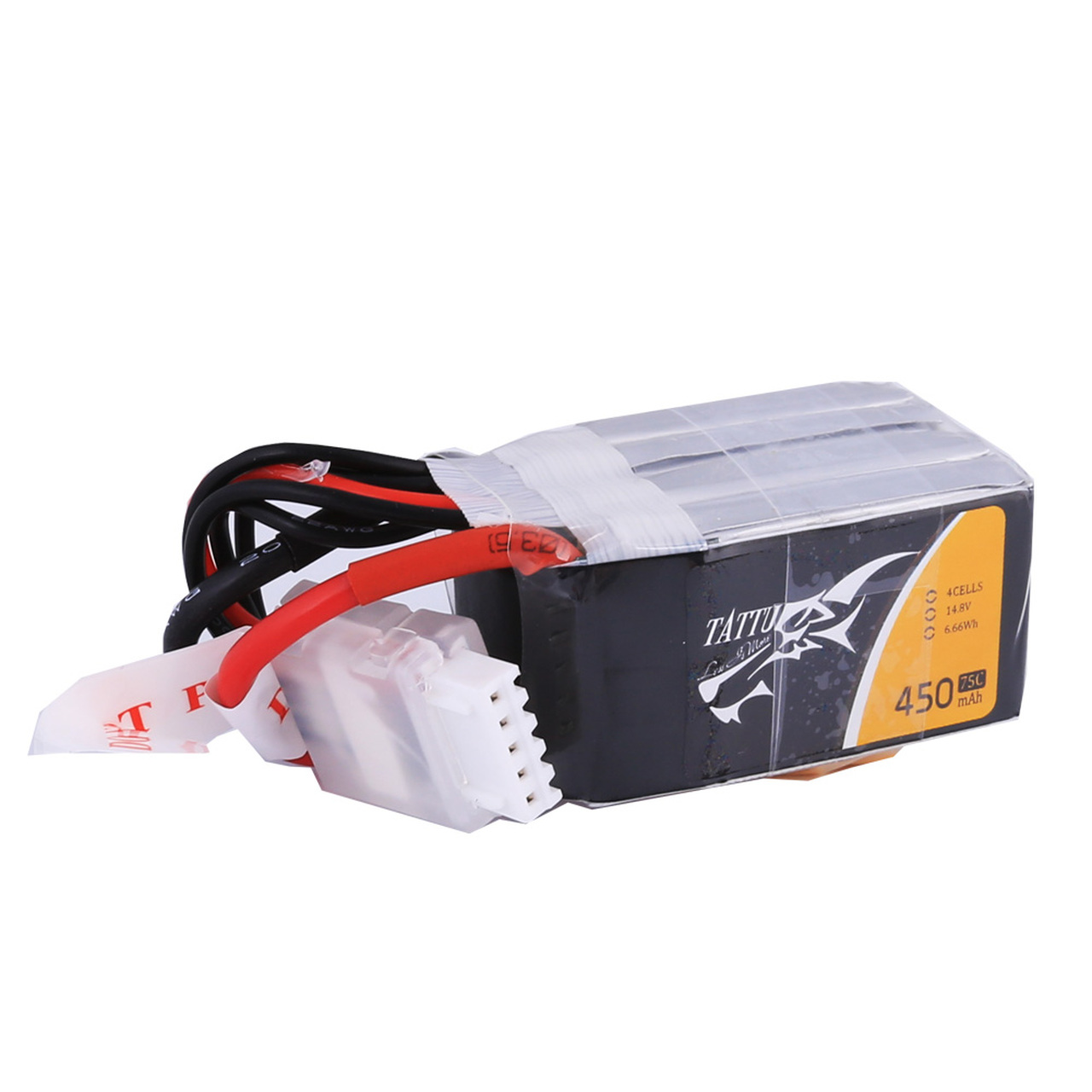 Tattu 14.8V 75C 4S1P 450mAh Lipo Battery Pack with XT30 Plug - Image 2