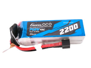 Gens ace G-Tech 2200mAh 45C 14.8V 4S1P Lipo Battery Pack with EC3 and Deans adapter