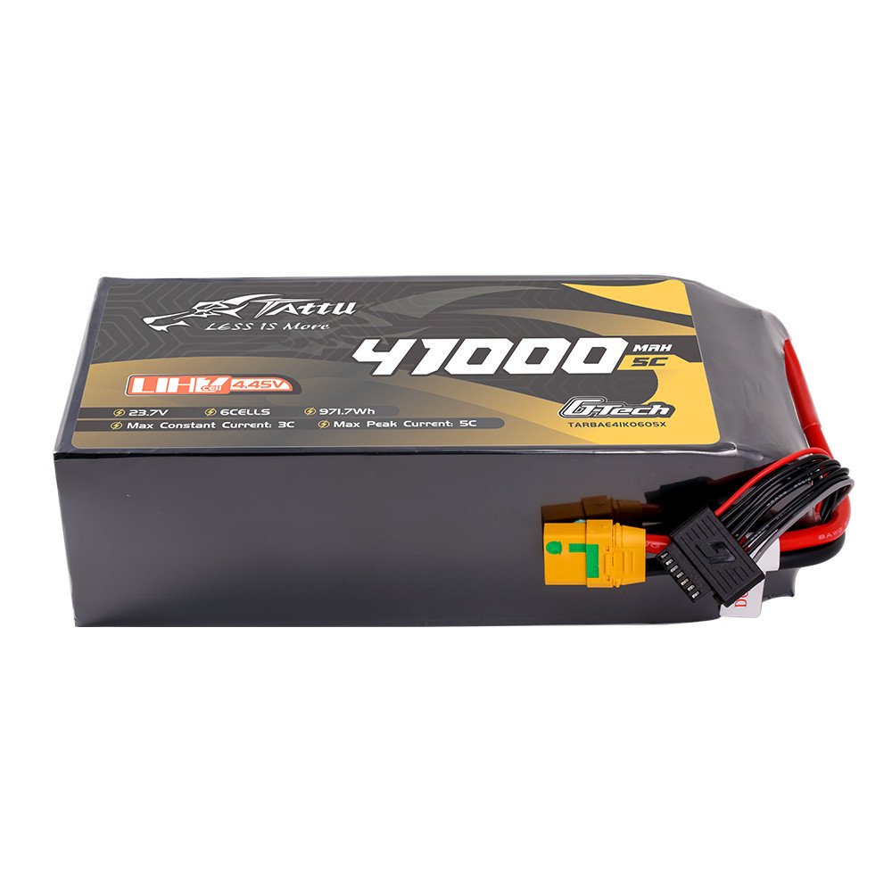 Tattu Ultra High Voltage 41000mAh 5C 23.7V 6S1P G-Tech Lipo Battery with QS8 Plug - Image 2