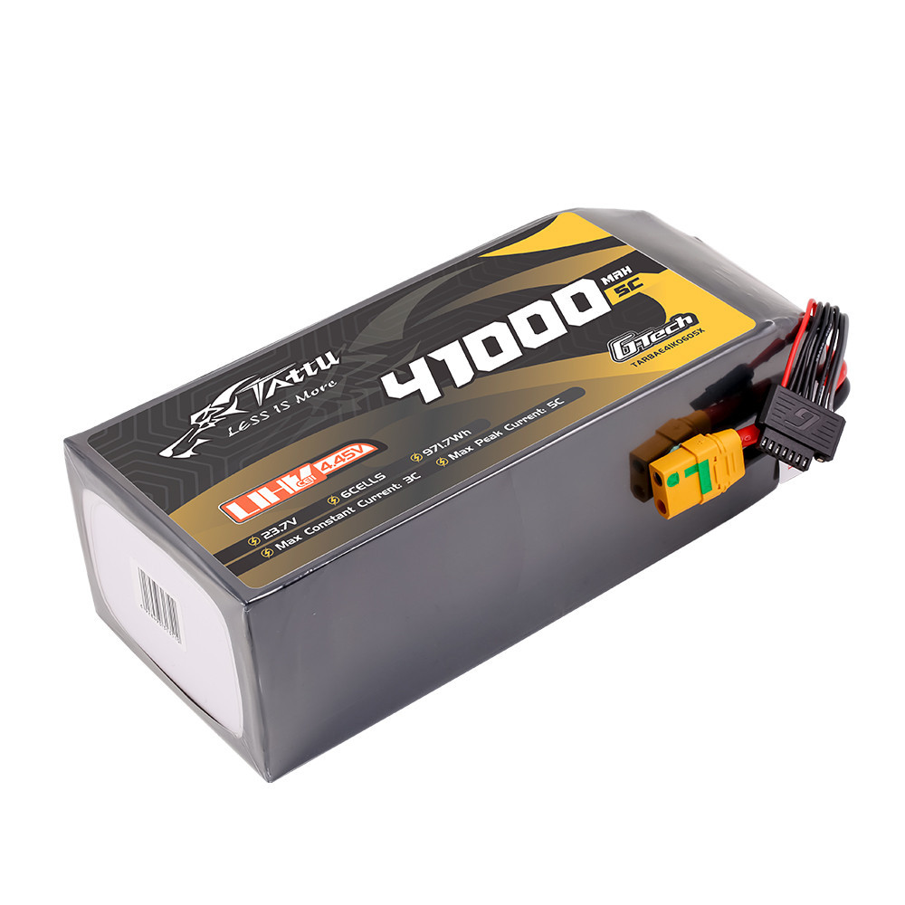 Tattu Ultra High Voltage 41000mAh 5C 23.7V 6S1P G-Tech Lipo Battery with QS8 Plug - Image 3