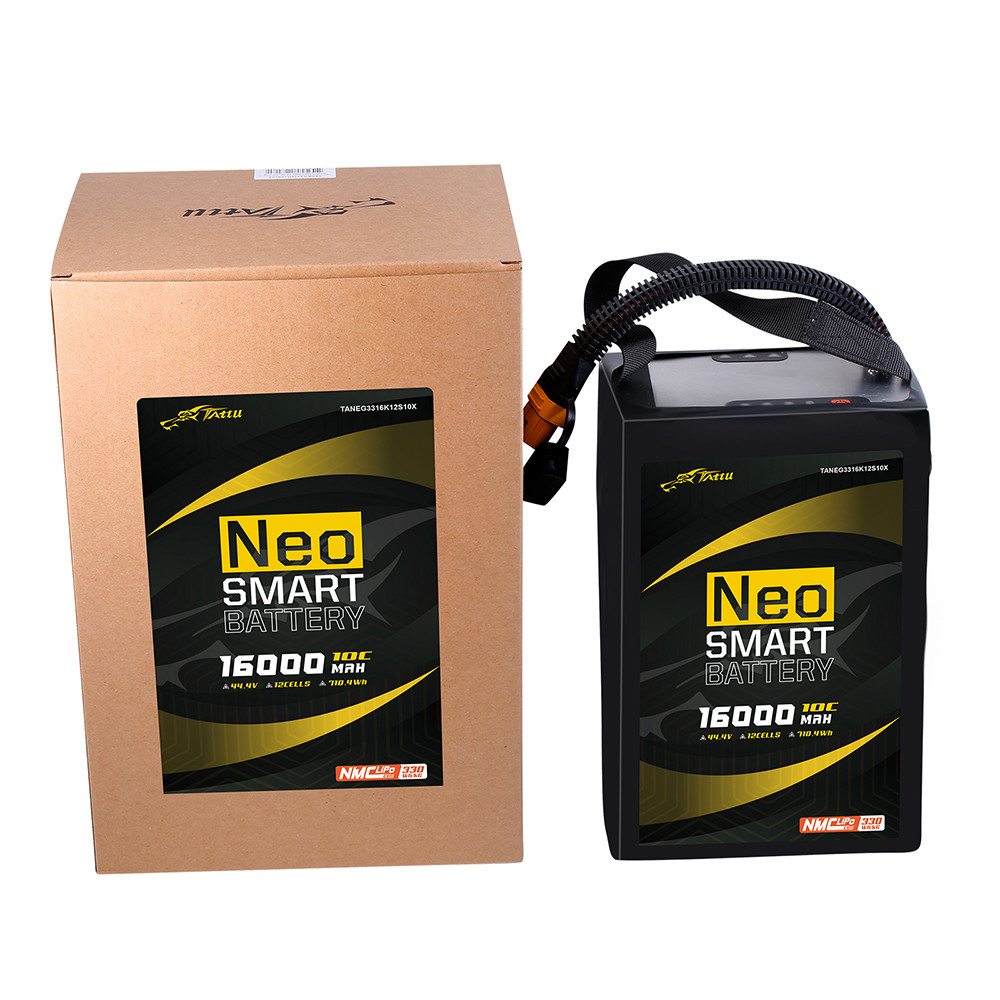 Tattu NEO Compact 16000mAh 44.4V 10C 12S1P Smart Battery with AS150U-F Plug - Image 5